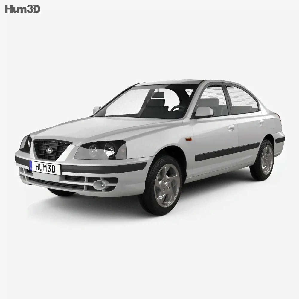 Hyundai Elantra (XD) 2014 3D model-0