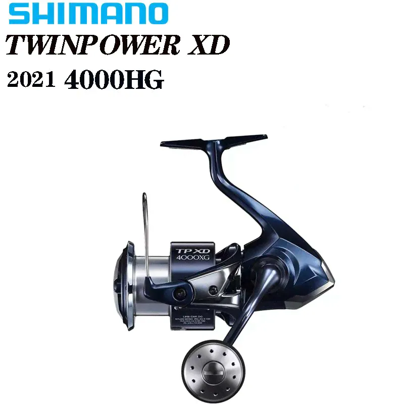 2021 SHIMANO TWINPOWER XD 4000HG прялка Рыболовная катушка Рыболовные снасти