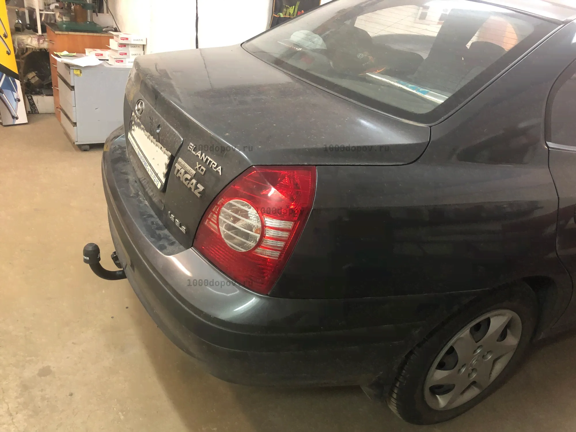 Фаркоп Leader Plus H206-A Hyundai Elantra XD (ТагАЗ) 08/2000-2006, 2008-2010-0