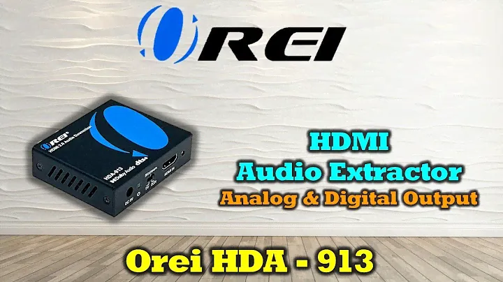 OREI 4K HDMI Audio Decoder Extractor, Downmix Dolby Audio Decoding