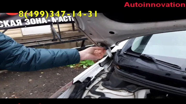 Амортизатор (упор) капота на Hyundai Elantra 12-03 (обзор, установка)