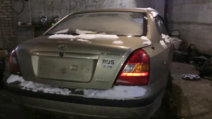 В разборе Hyundai Elantra XD(Хендай Элантра) 2000-2005 ДВС 1.6 107л.с. G4ED / МКПП седан 2003г.