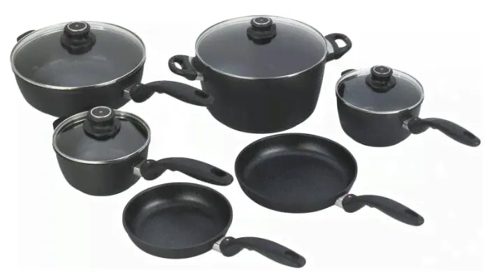 Набор посуды Swiss Diamond XD SET6099 10 пр. черный-1