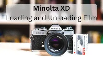 How to Load and Unload Film from a Film Camera | Minolta XD/XD7/XD11