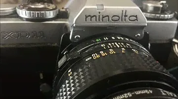 Minolta XD-11 Shutter In Slow Motion