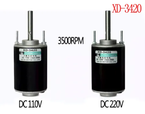 1 PCS DC 110V/220V 30W 3500RPM Permanent Magnet Adjustable speed Motor XD-3420-0