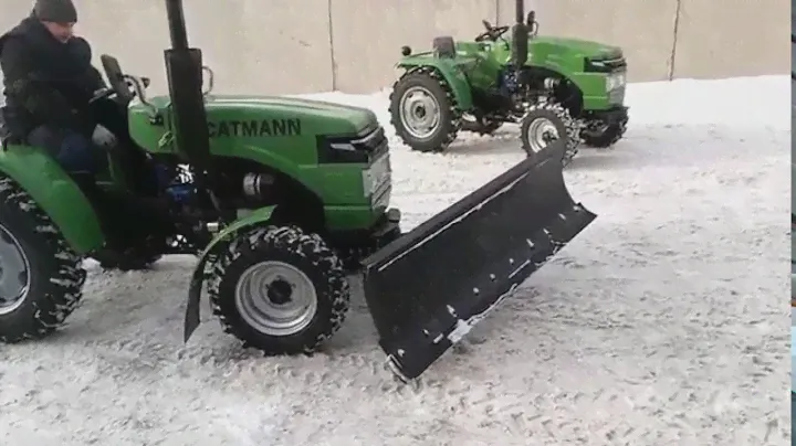 Минитрактор CATMANN XD-300 уборка снега