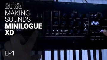 Making sounds with MINILOGUE XD tutorial - Episode 01 - Keys & Pad