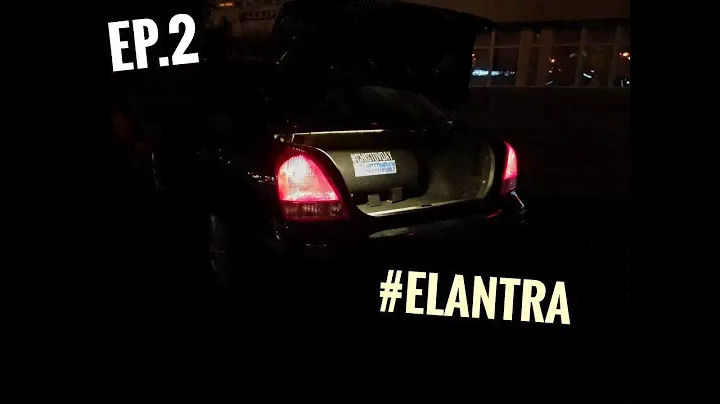 Elantra ep.2 Делаем подсветку в багажнике .