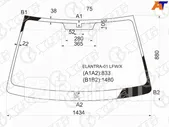 ELANTRA-01 LFW/X - Лобовое стекло (XYG) Hyundai Elantra 3 XD (2001-2003)
