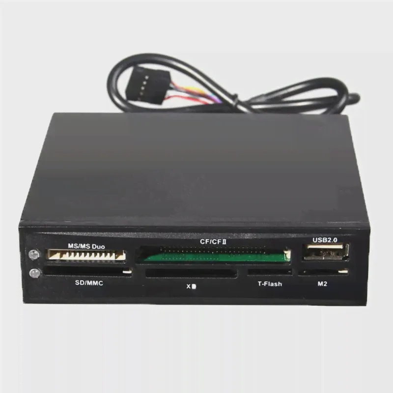 Новинка 3,5 дюймовый USB SD MMC XD TF кардридер внутренний MS CF MD (art.: 3920be23db56e)-0