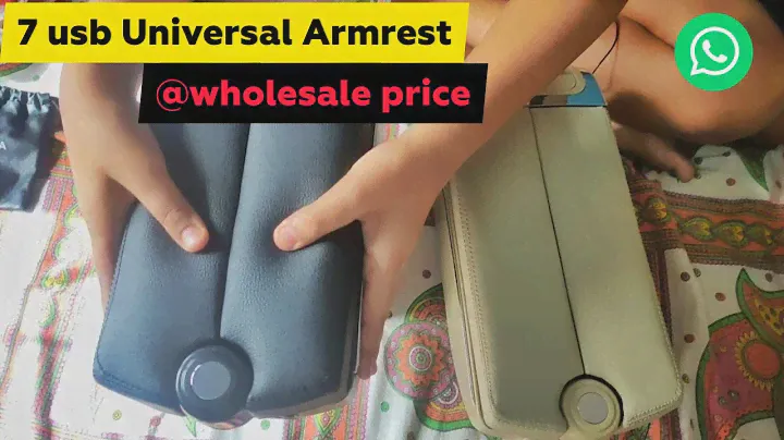 Universal Armrest for any car | BMW armrest with 7 usb and cup holder | Limited Stock Available