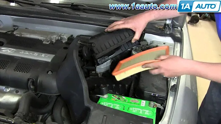 Воздушный фильтр, замена hyundai elantra j3 /xd