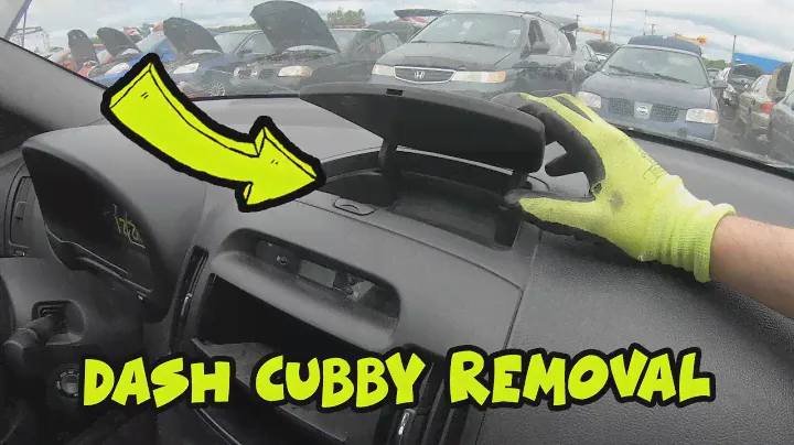 Hyundai Elantra 2007-2010 Center Dash Storage Cubby Removal