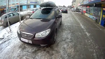 Бокс на крышу Hyundai Elantra 2007-2011. АВТоДОП Нижний Новгород.