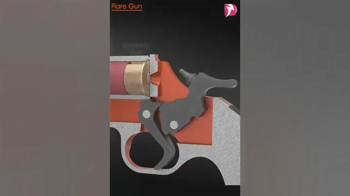 Flare Gun 3d animation 🔫