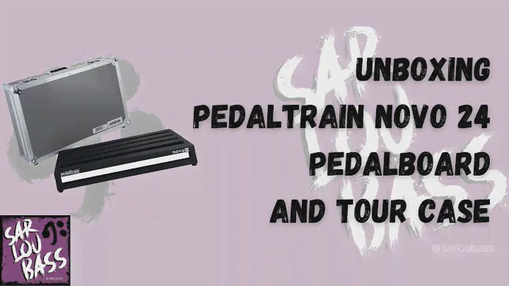 Unboxing video - Pedaltrain Novo 24 Pedalboard and Tour Case
